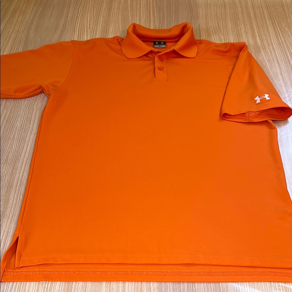 Under Armour polo golf shirt orange